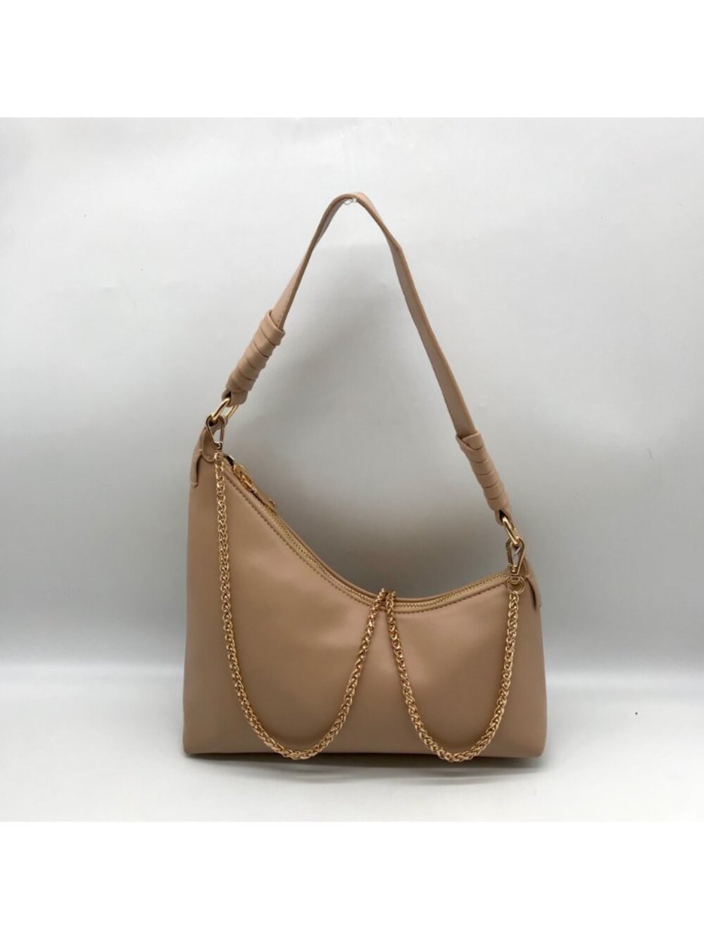 Urban Expressions Natural Asymmetric Convertible Shoulder Bag - Picture 2 of 12